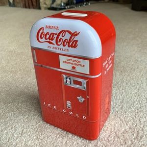 Coca-Cola Vending Machine Tin Bank